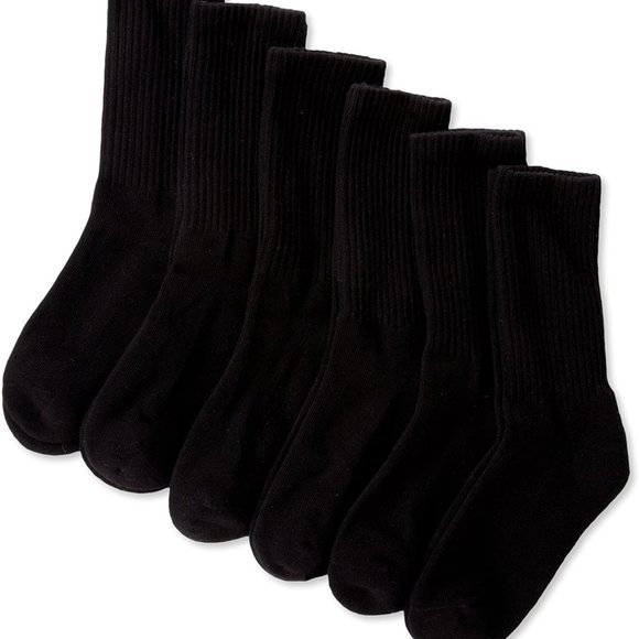 Jefferies Socks Other - Boys Seamless Sport Crew Half-Cushion Socks 6 Pack